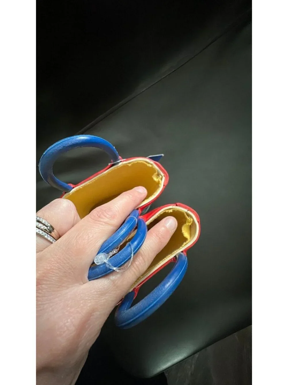 2010s Superman rain boots size 6